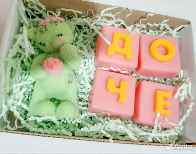 Мишка Тедди. Мыло ручной работы. Подарок/презент