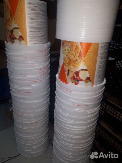 Бу ведра пластиковые 3л