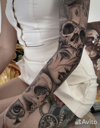 Татуировки, тату мастер, аренда места в студии