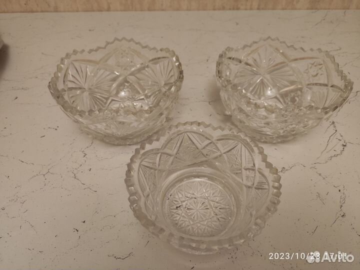Салатницы под хрусталь