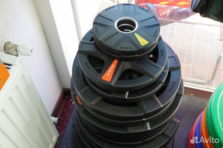 Диск для штанги, блин для грифа, диски 25 кг