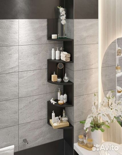 Полка настенная, радиусная