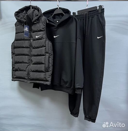 Спортивный костюм nike с жилеткой