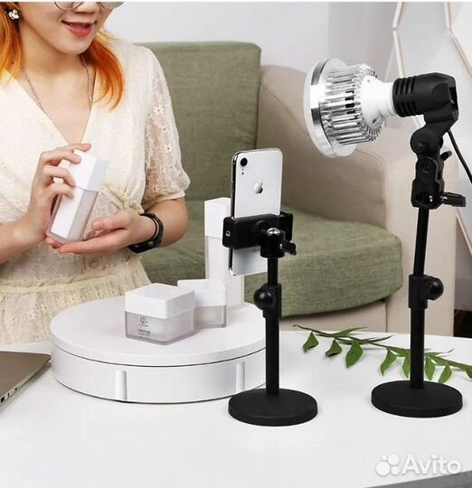 Вращающаяся платформа с пультом 22 см до 50 кг