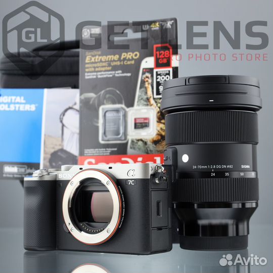 Sony 7C + Sigma AF 24-70 + SanDisk 128GB + Holster