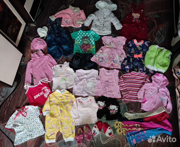 Вещи пакетом на девочку 68-92