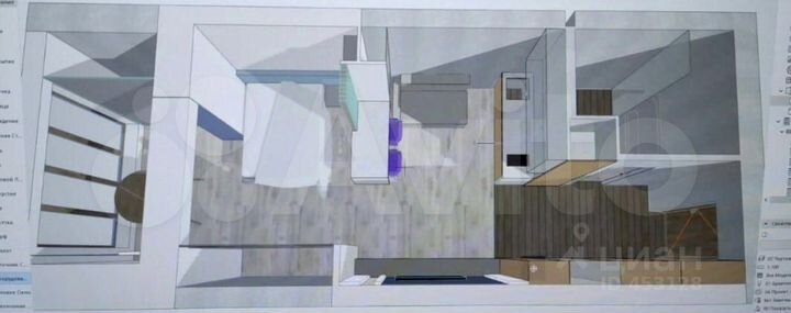 Квартира-студия, 37 м², 2/3 эт.