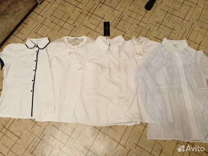 Новые блузки школьные 152 158