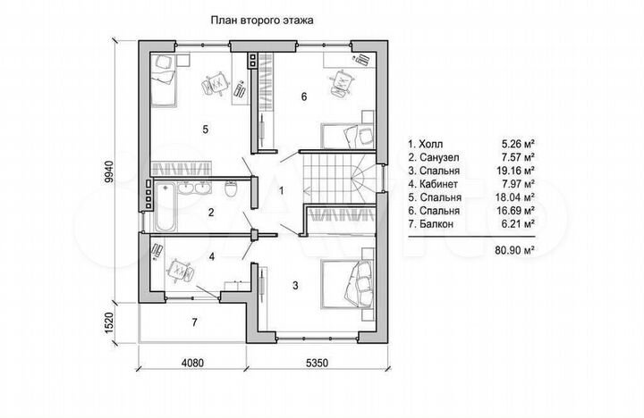 Дом 159 м² на участке 7 сот.