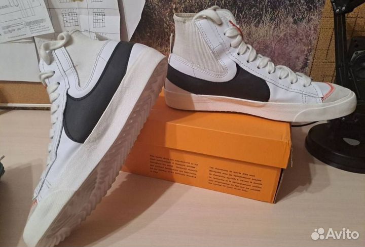 Кроссовки nike blazer mid 77 jumbo