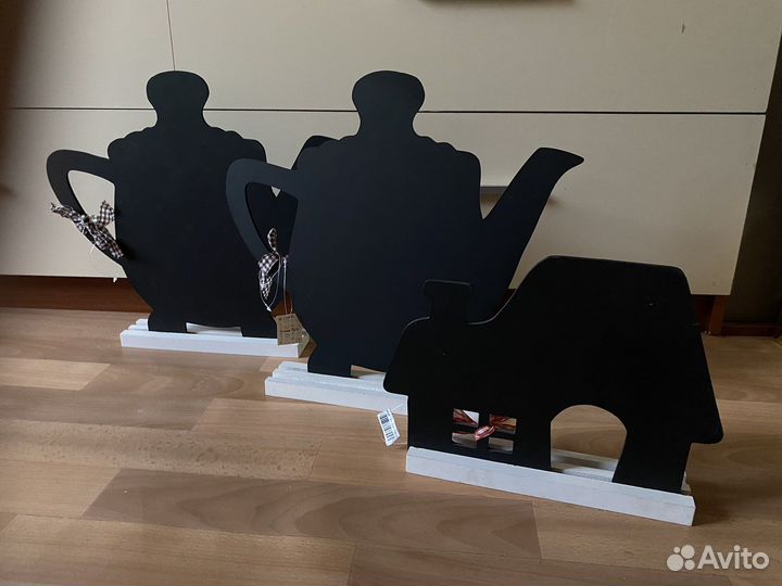 Доски в виде чайника, домика для рисования,подарки