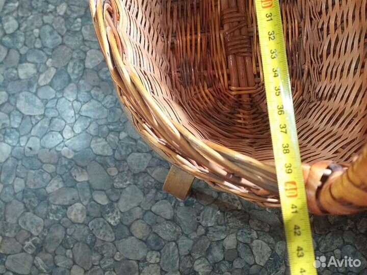 Корзина плетёная, большая