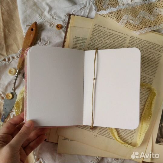 Блокнот с кошечкой, скетчбук ручной работы