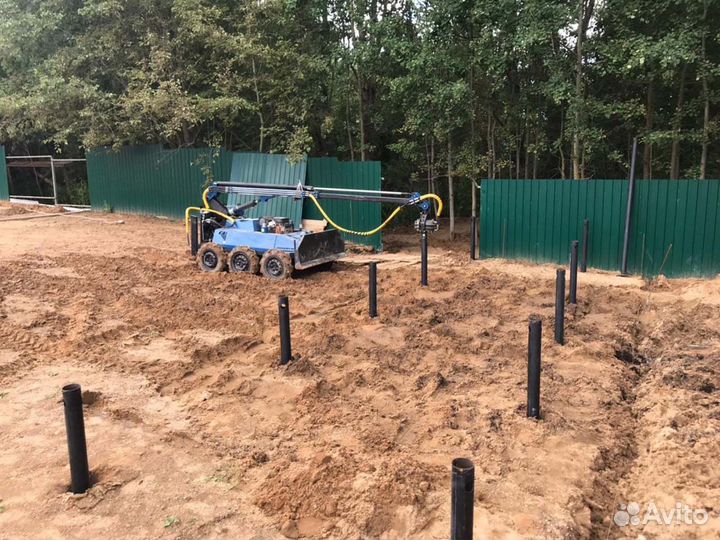 Винтовые сваи. Свайно-винтовой фундамент-под ключ