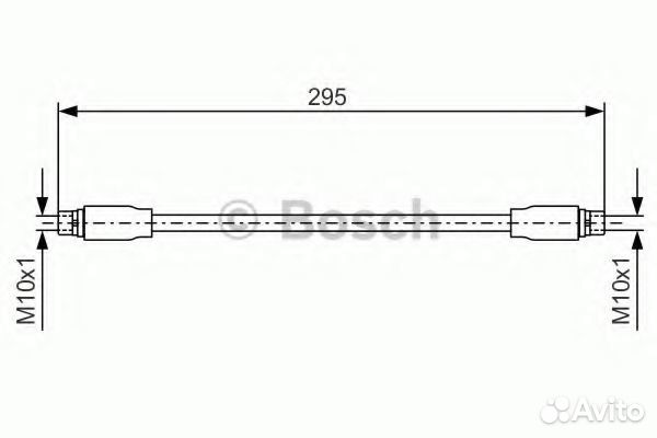 Bosch 1 987 476 717 Тормозной шланг