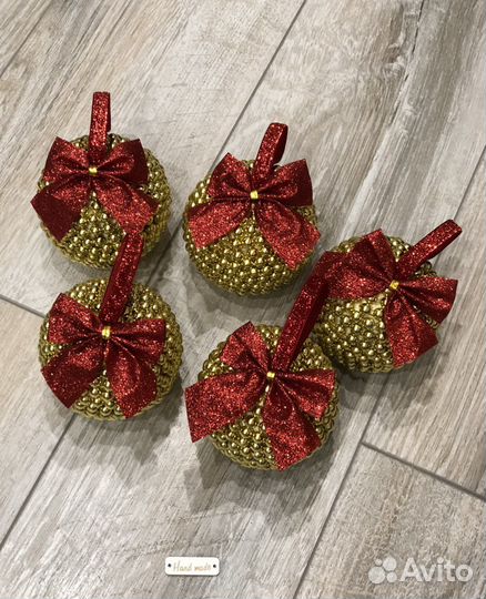 Новогодние шары. Ручная работа