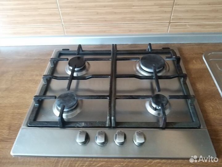 Газовая варочная панель wirpool 4 конфорки бу