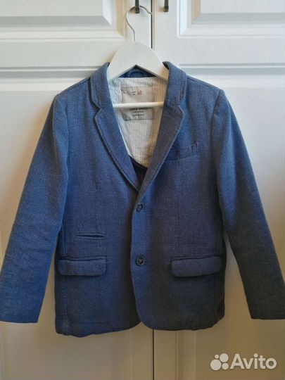 Пиджак zara boys для мальчика 116 см