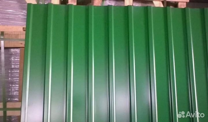 Профлист С10 зеленый оцинкованный профнастил