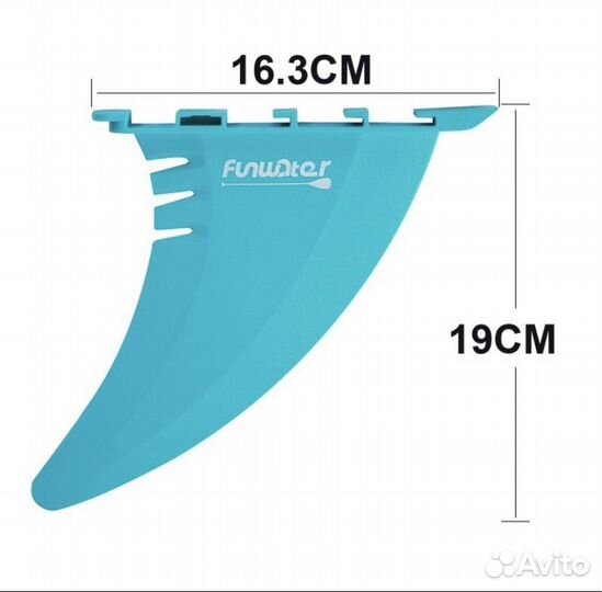 Плавники для сап борд Funwater 3 шт комплект