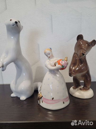 Фарфоровые статуэтки лфз, Дулево