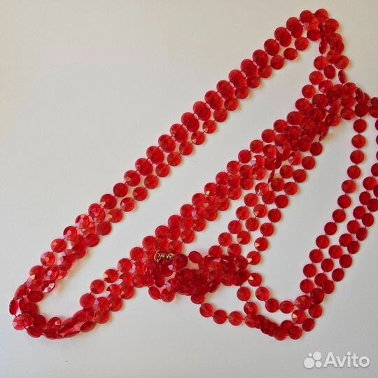 Бусы Винтаж Ожерелье Длинное 1960е