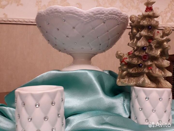 Фруктовница Ваза Конфетница подсвечник Салатник