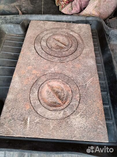 Плита чугунная для печи бу