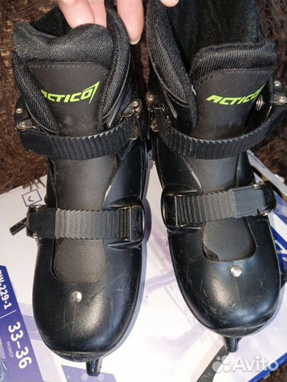 Коньки ледовые раздвижные