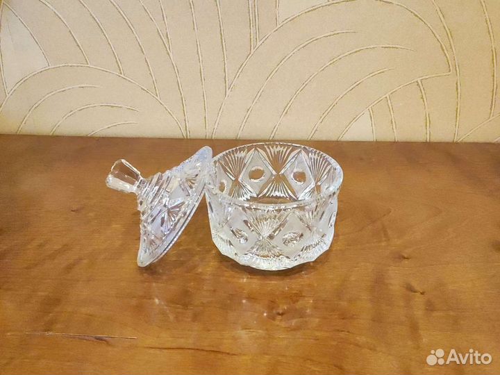Конфетница хрусталь СССР
