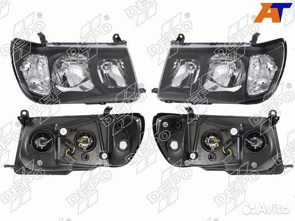 Фара toyota land cruiser