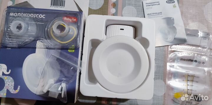 Молокоотсос и авент принадлежности