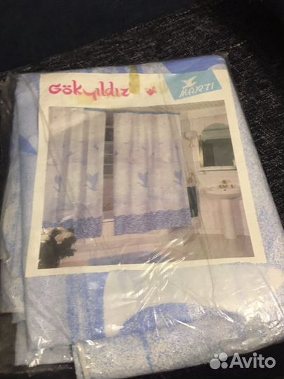 Шторки для ванной (2шт)