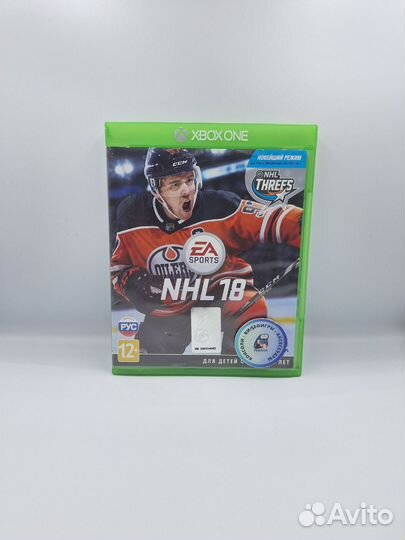 NHL 18 xbox one (б/у, рус.суб.)