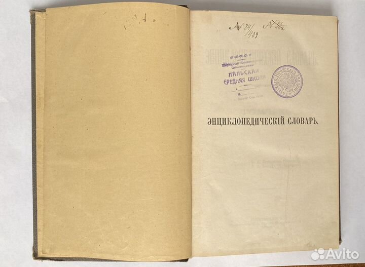 Брокгауз и Ефрон 1893 г, энцикл. словарь 20 том