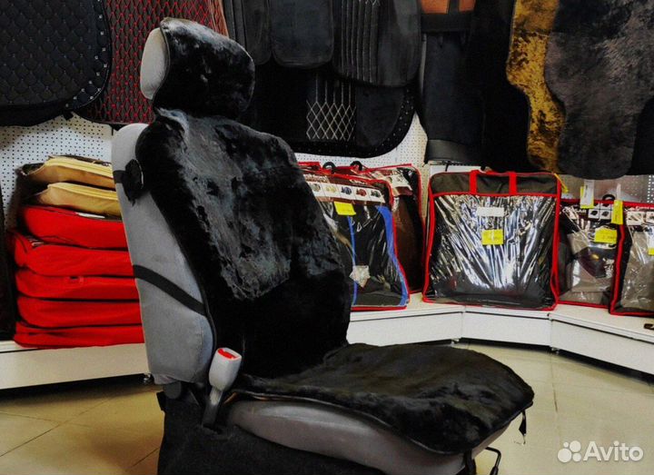 Меховые Накидки Чехлы на сиденья Peugeot