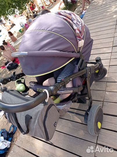 Прогулочная коляска tutis zippy+ автокресло