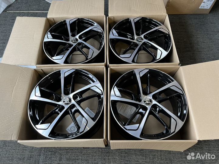 Новые комплект R17 на Skoda Karoq Kodiaq Octavia