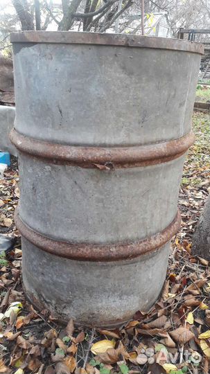 Бочка оцинкованная 200л из под бензина 1989г