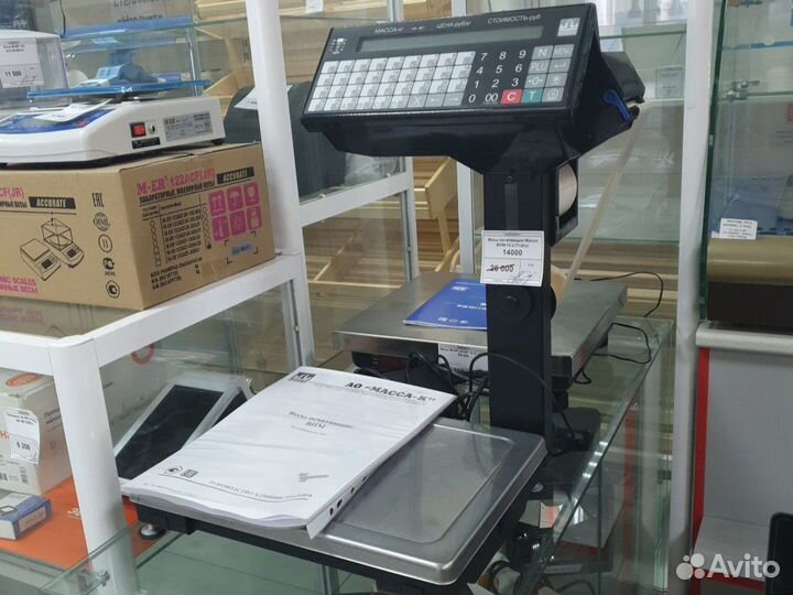 Весы чекопечатающие Масса впм-15.2, штрих, CAS