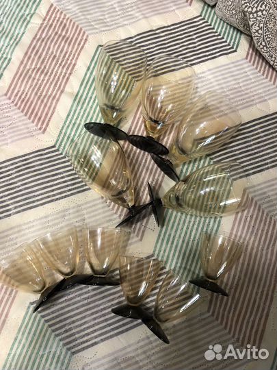 Набор: 5 бокалов, 6 стопок