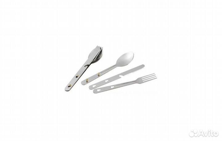 Набор походный столовые приборы ложка, вилка, нож