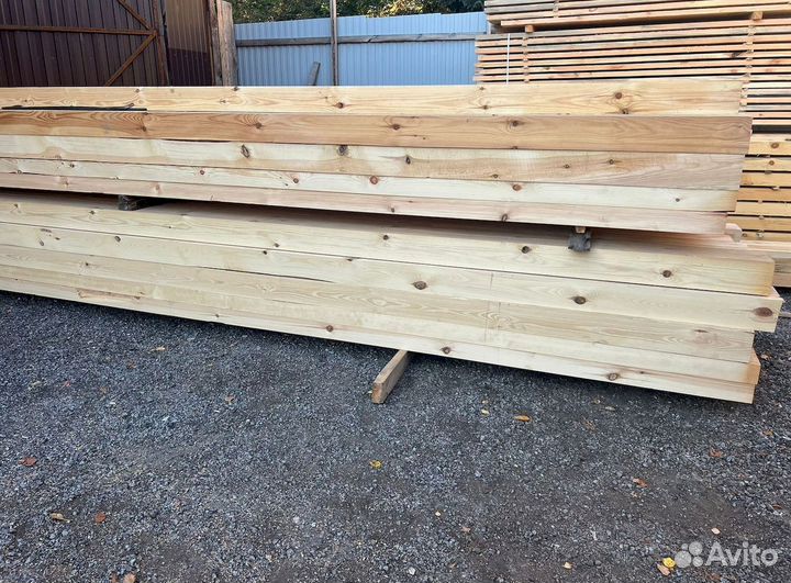 Доска обрезная 50х150х6000мм 1 сорт ГОСТ