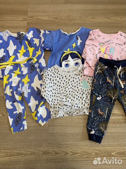 Вещи пакетом для девочки 86-92