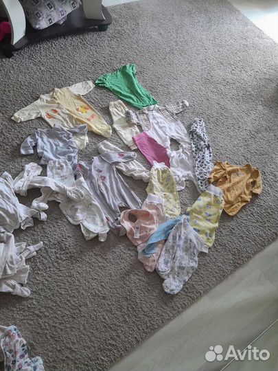Детские вещи пакетом от 0 до года