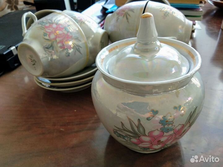 Набор чайный,ссср,Городницкий фарфор