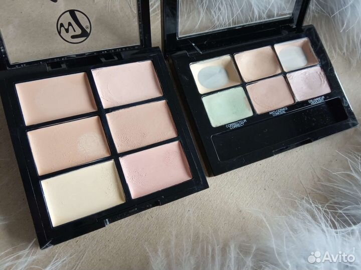 Набор косметики Консилеры тени карандаши помады