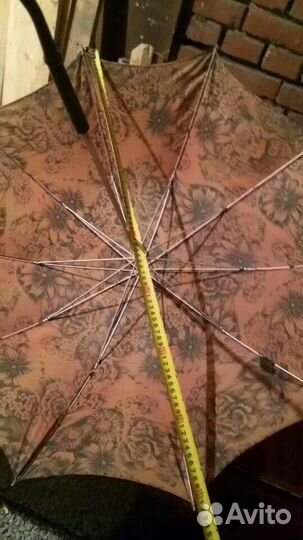 Зонт-трость дамский, СССР, винтаж, зонтик женский