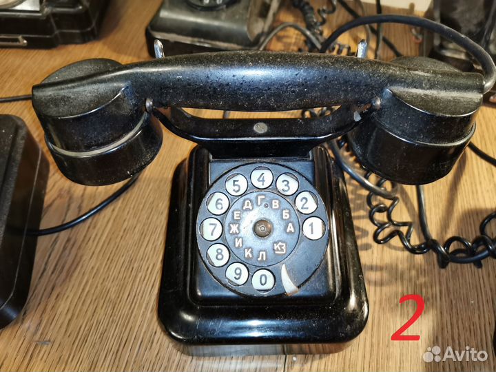 Старый телефон. Телефон с диском