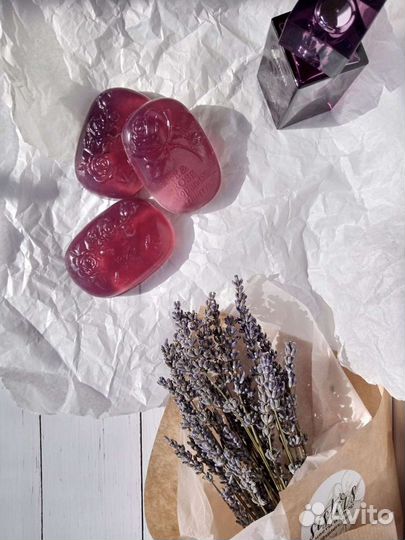 Лавандовое мыло ручной работы